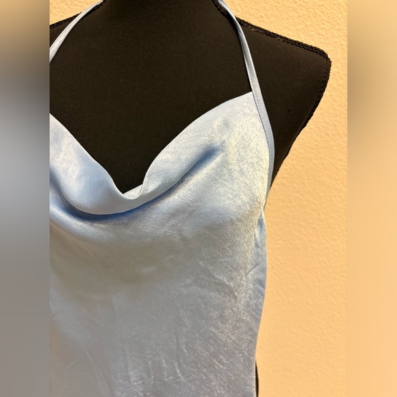 Peppermayo Cowl Neck Halter Mini Dress - Size 0 - Picture 3 of 4